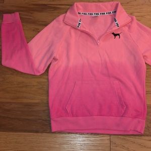 PINK Ombré Quarter-Zip